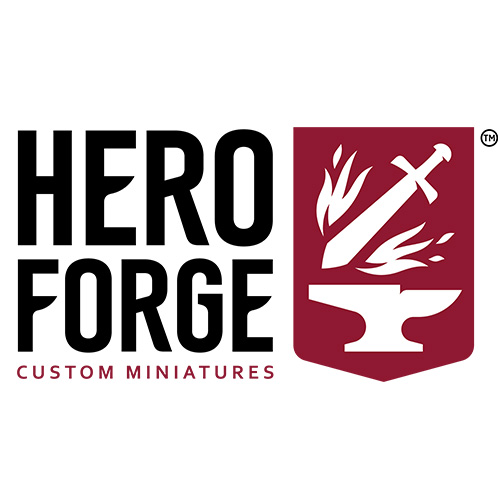 The logo for Hero Forge, a sponsor of Flame Con