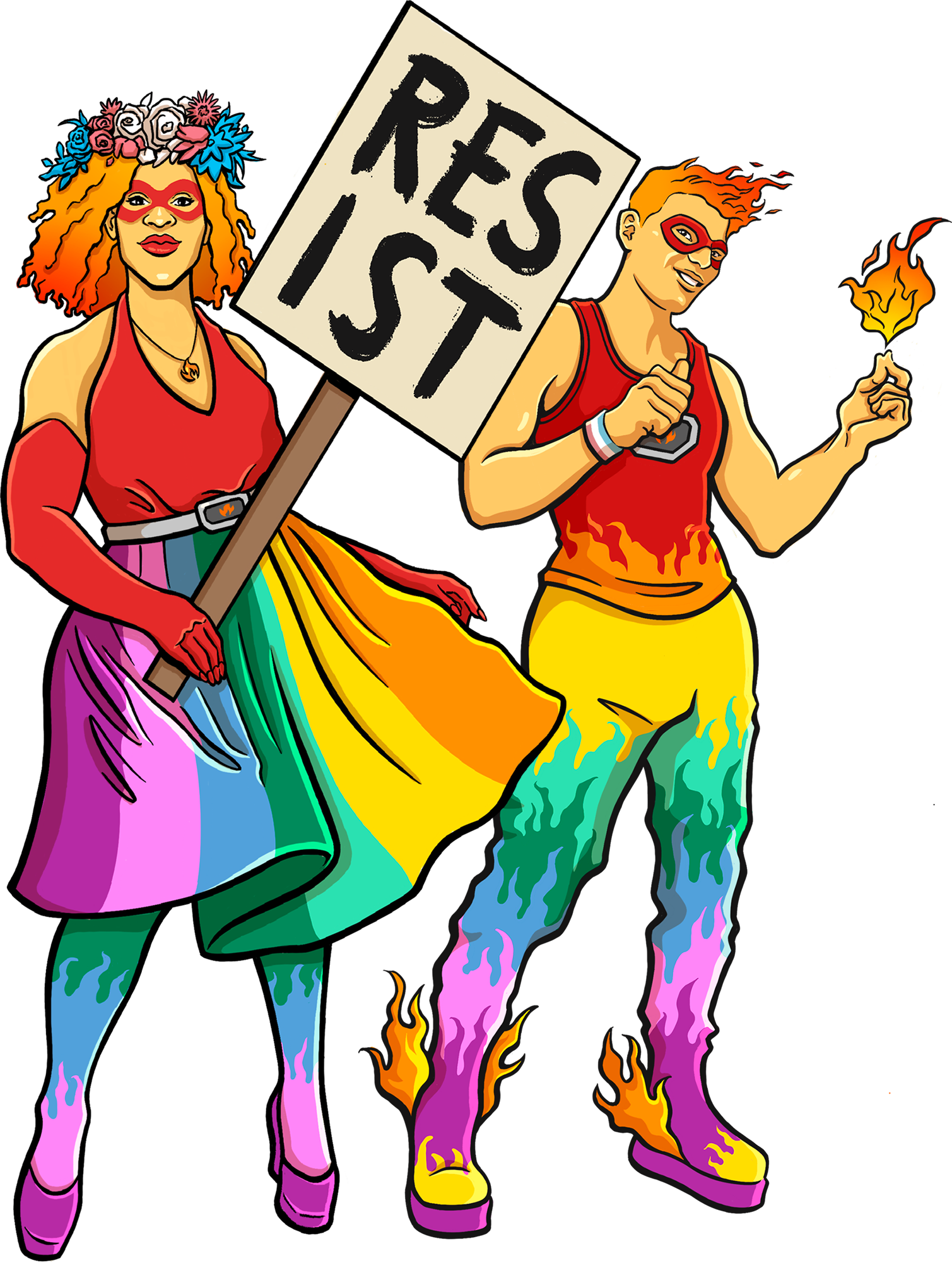 Trans Activist and Trans Joy Flamie